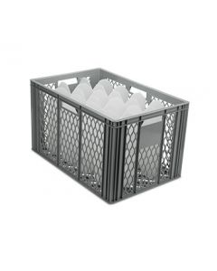 Wash & Store Crates for Purezza Refillable Restaurant Water Bottles