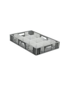 Shallow Ventilated Crate With 12 Compartments