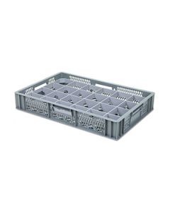 Shallow Glassware  Box with Base dividers 