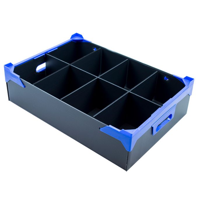 Correx Cup Box with 8 Compartments 