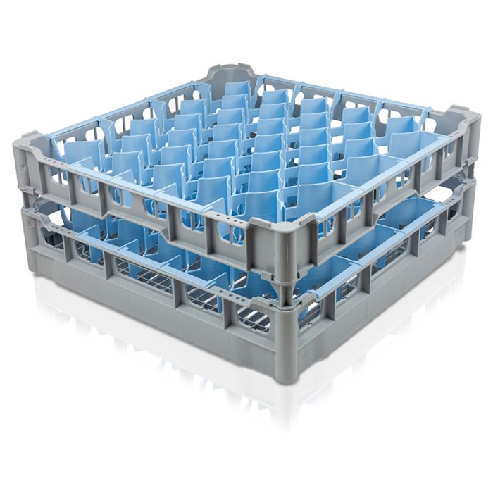 500MM Dishwasher Rack For Champagne Flutes with 44 Compartments