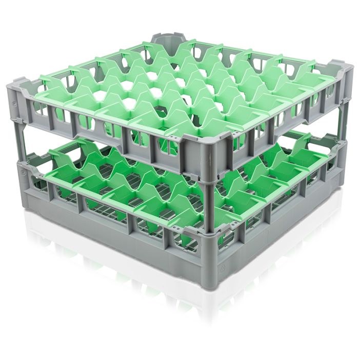 Champagne Flute Glasswasher Tray with 36 Compartments 