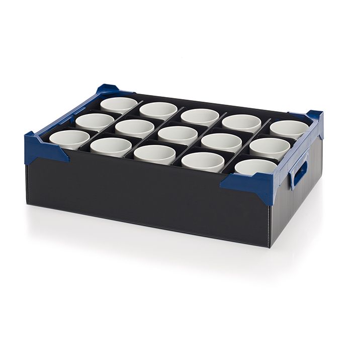 15 Compartment Coffee Cup Storage Box