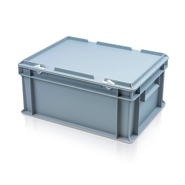 Euro Box with Hinged Lid L400xW300xH190mm