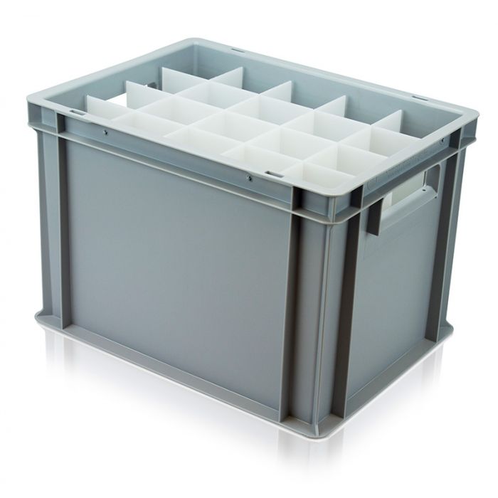 Euro Box For Glassware - 20 Cells