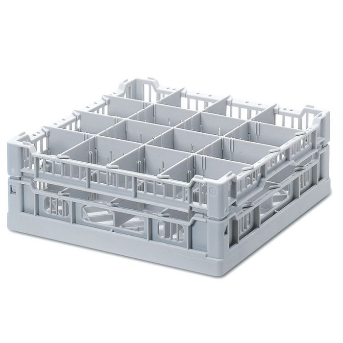 Bar Glasswasher Basket with 16 Compartments 