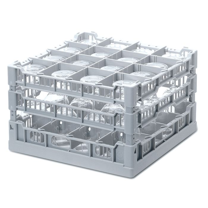 Glasswasher Rack with 16 Compartments 