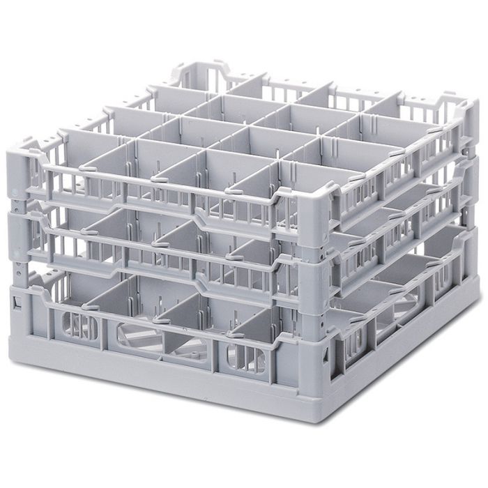 Undercounter Glassrack with 25 Compartments 