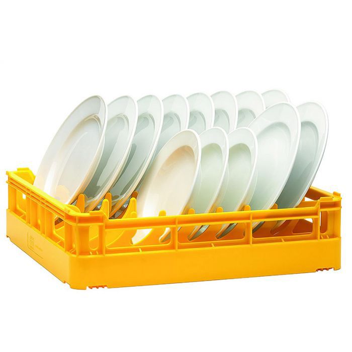 Open Base Dishwasher Plate Rack