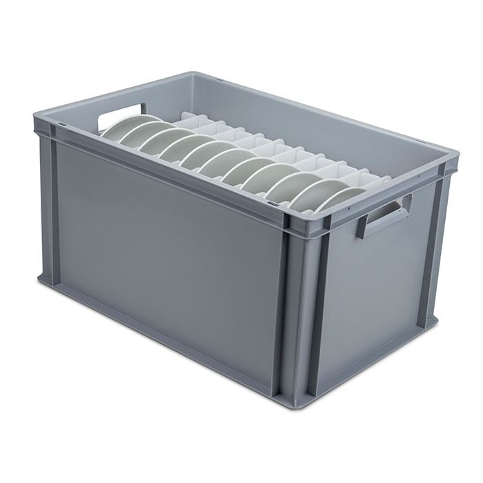 Plate Storage Box With Dividers