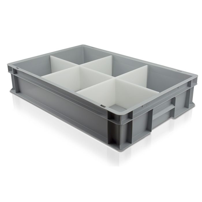 Solid Box with 8 divisions for storing parts and equipment