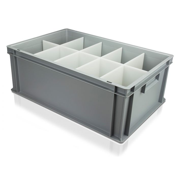 Tall Cup Box with 10 Compartments 