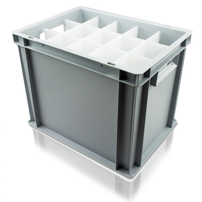 Euro Container For Wine Glasses