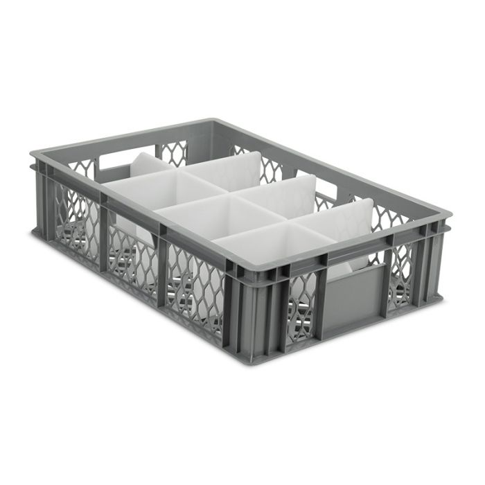 Ventilated Crate with 8 Compartments 