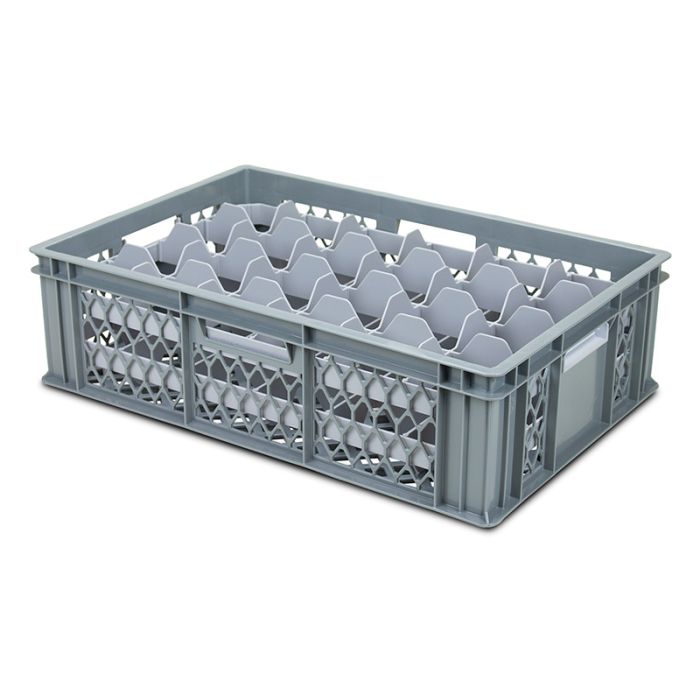 Conveyor Glassware Basket with Inserts 