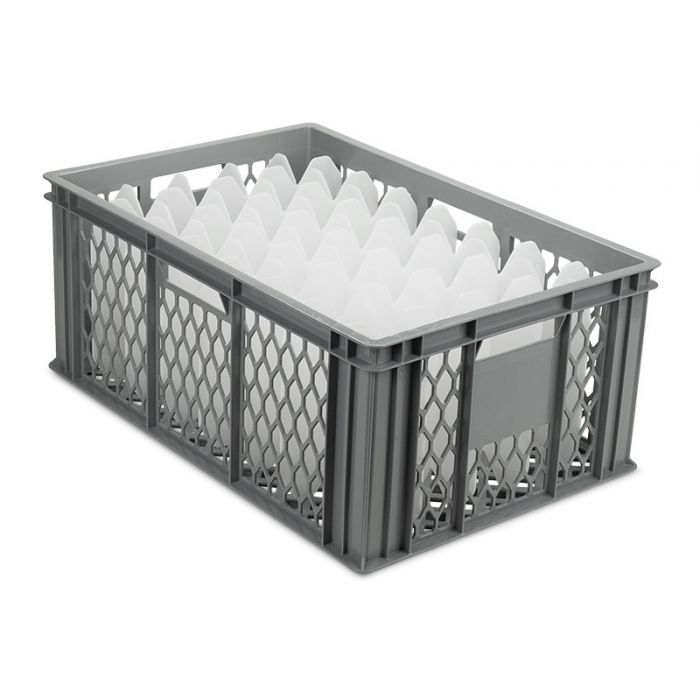 Ventilated Storage Box with 40 Compartments