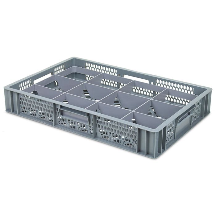 Shallow Glassware Tray with Base dividers 