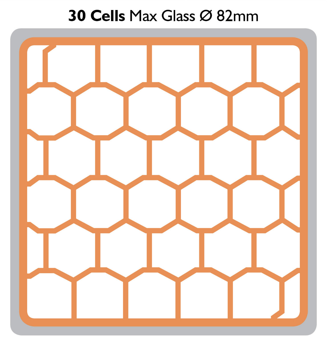 30 Cells Max Glass 82 mm