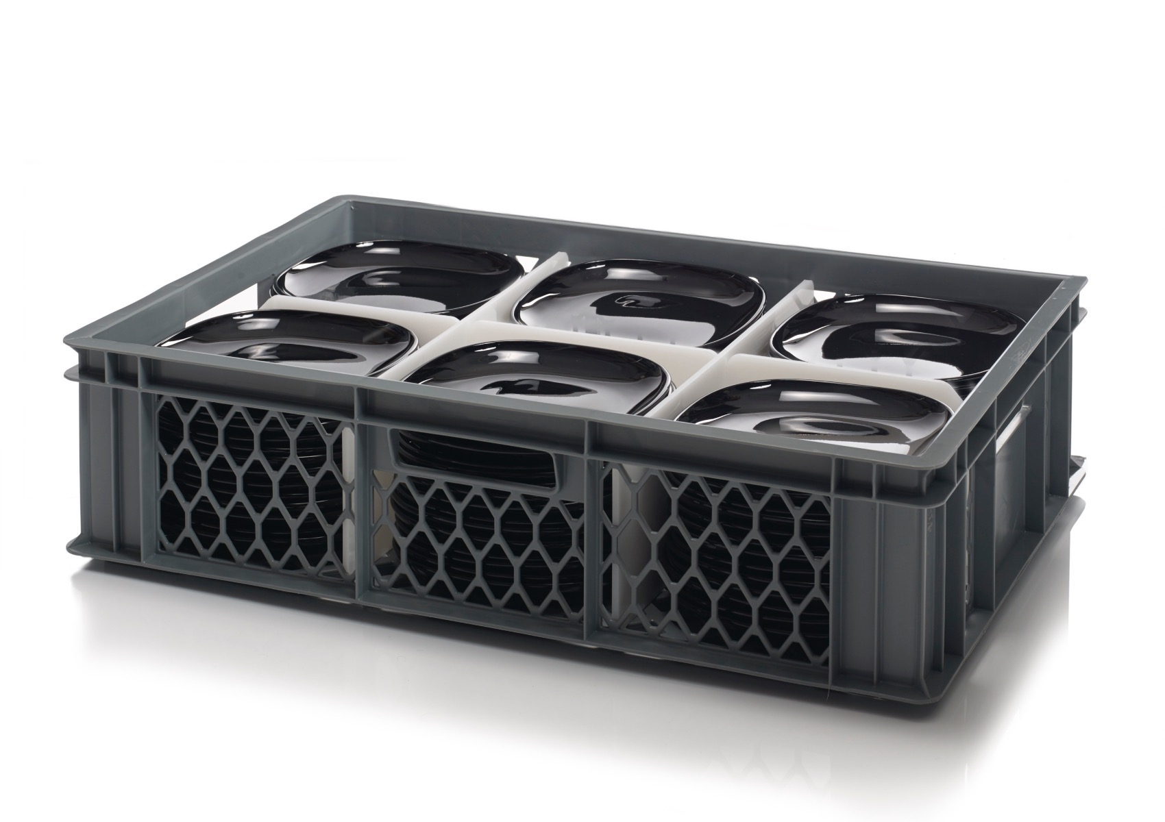 Ventilated Plate Storage Crates 